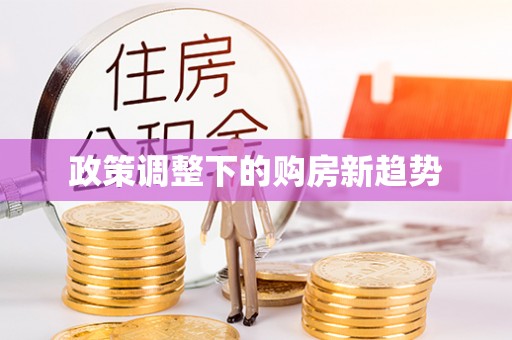 保亭政策调整下的购房新趋势