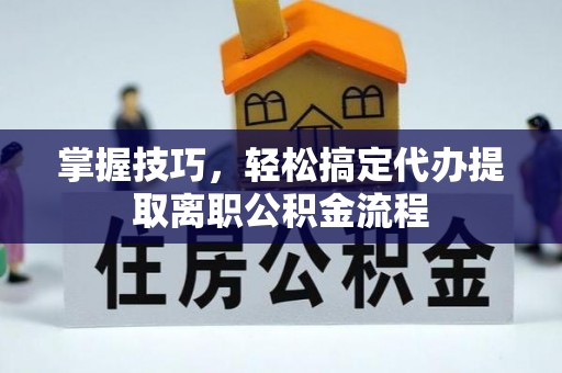保亭掌握技巧，轻松搞定代办提取离职公积金流程