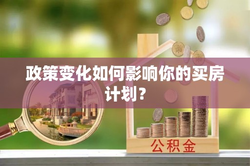 保亭政策变化如何影响你的买房计划？