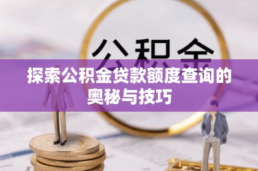 保亭探索公积金贷款额度查询的奥秘与技巧