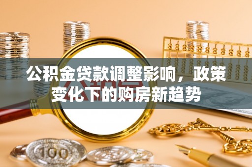 保亭公积金贷款调整影响，政策变化下的购房新趋势