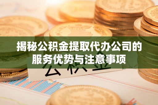 保亭揭秘公积金提取代办公司的服务优势与注意事项
