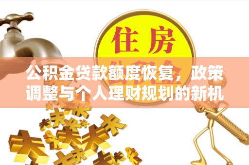 保亭公积金贷款额度恢复，政策调整与个人理财规划的新机遇