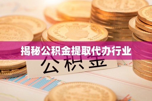 保亭揭秘公积金提取代办行业