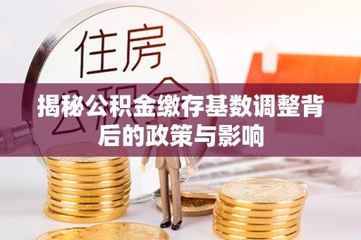保亭揭秘公积金缴存基数调整背后的政策与影响