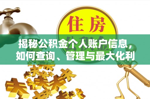 保亭揭秘公积金个人账户信息，如何查询、管理与最大化利用