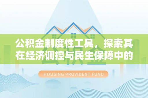 保亭公积金制度性工具，探索其在经济调控与民生保障中的重要作用