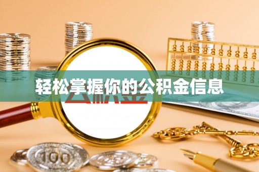 保亭轻松掌握你的公积金信息